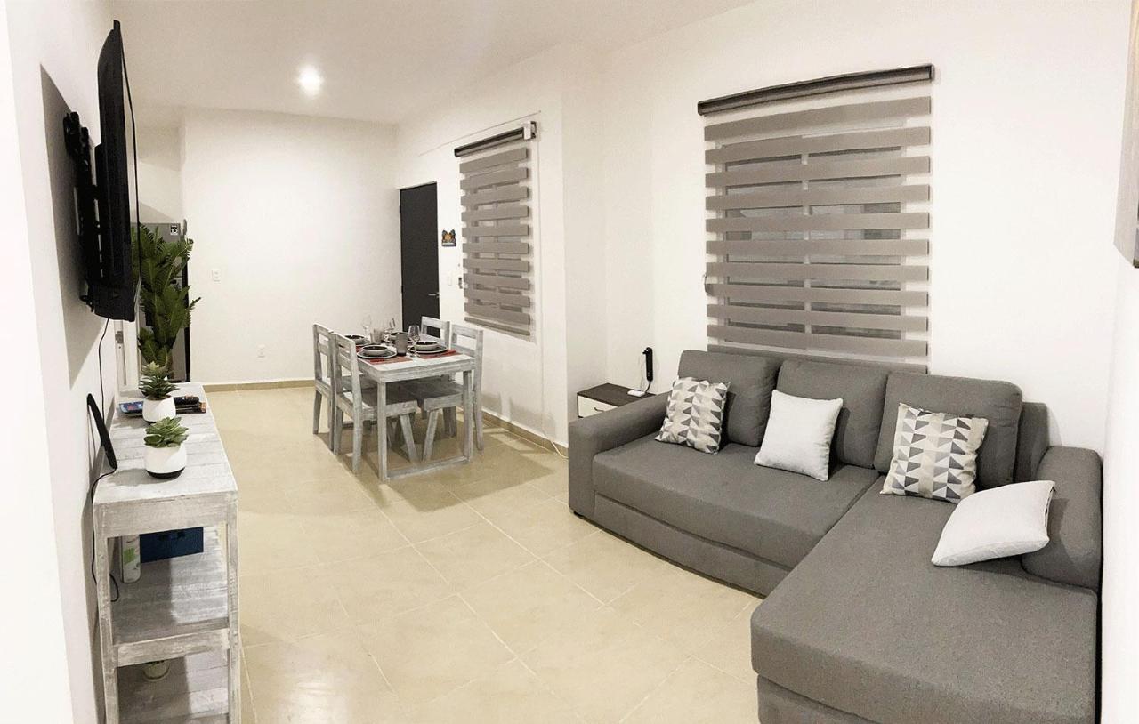 Angels Beach Condo Con Piscina, Parking Y Parque Плая дел Кармен Екстериор снимка